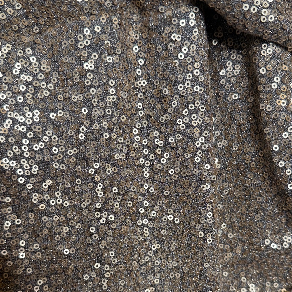 Aidan Mattox Gold Long Sleeve Dress - Picture 7 of 9